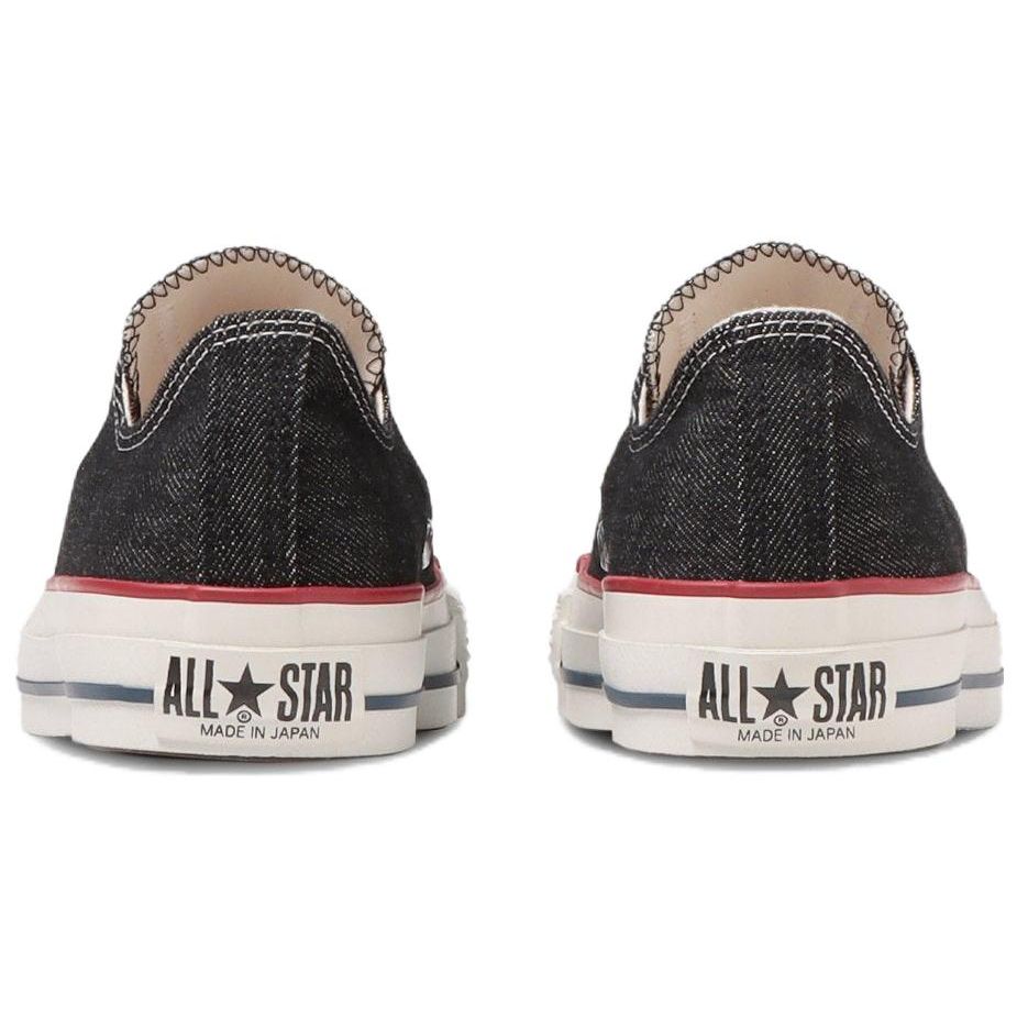 Converse Chuck Taylor All Star Ox MIJ Okayama Denim Unisex Sneakers Black-Indigo White Red 31309170