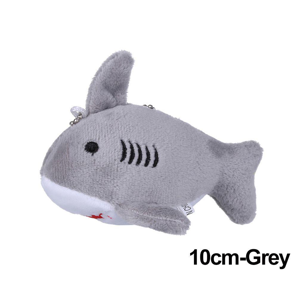 Marine Dyr Barn Gave Tegneserie Plysj Shark Doll Nøkkelring Utstoppet Hold Pute Ocean Fish Toy