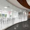 Two-way Mirror Geometric Glass Door Decorative Sticker for Office & Restaurant