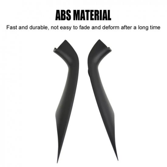 L+R Black For BMW 5' G30 G31 G38 2018- Car Interior Door Handle Panel Trim