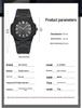 Fashionable Parrot Waterproof Luminous Silicone Watches - Versatile Sports Design for Students (Couples)