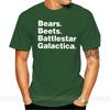 BEARS BEETS BATTLESTAR Office Dwight Schrute Dunder Mifflin T-Shirt SIZES S-5X Male Brand Teeshirt Men Summer Cotton T Shirt