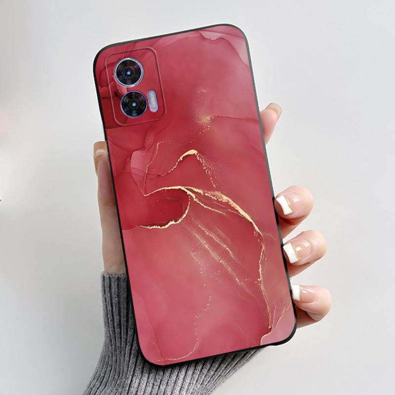 For Motorola Edge 30 Neo Case Cute Love Rabbit Slim TPU Soft Black Cover For Moto Edge 30 Lite Fundas Edge30 Fusion Ultra Bumper