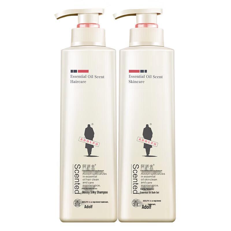 Adolfo Luminous Silky Shampoo & Youth Memory Shower Gel Set