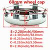 4pcs 56mm 60mm HSV Logo Car Emblem Wheel Center Hub Cap Rim Badge for Astra Commodore VT VX VU VY HSV Cruze Rodeo Astra
