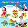 1.42 Inch Magnetic Tiles Toys STEM Magnet Toys Magnetic Blocks Building Toys Montessori Toy 2024 Best Gifts for Childrens