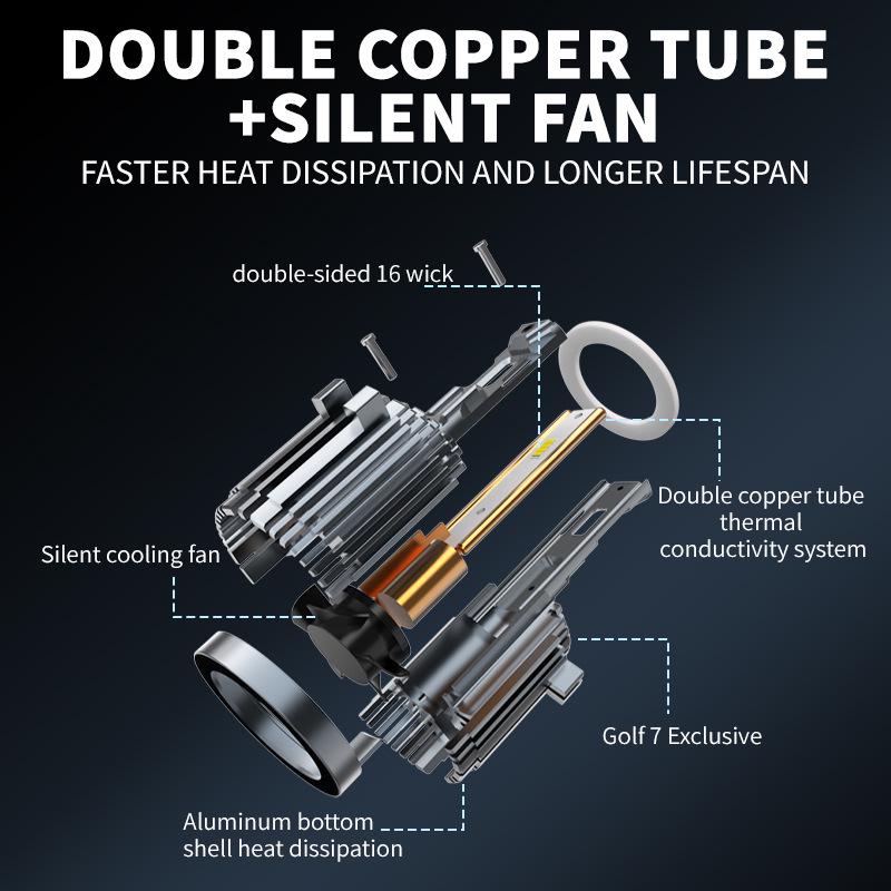 Golf 7 H7 LED Headlight Bulbs: Premium Halogen Replacement for German Cars, Hot New Item