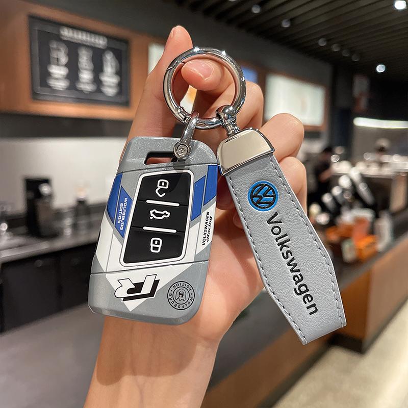 Para VOLKSWAGEN VW Estilo Funda para Llave de Coche Cubierta Para VW Volkseagen Passat B8 Magotan Para Skoda Superb A7 Kodiaq Seat