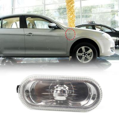 2Pcs Side Marker Light Housing Accessory Replacement Oval External Warning Clearance Lamp Bezel 1J0949117 for VW Bora Golf 4 MK4 98-05