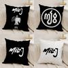 Argentinian M-Milo J Rapper Pillow Case Plush Fabric Soft Double Sided Print Home Sofa High Quality Cushion Cover Throw