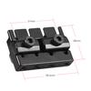 4 String Headless Electric Bass Guitar String Locking Nut Set with 2 Wrench 2 Screw Black