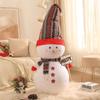 Cartoon Snowman Plush Toy Scarf Snowman Stuffed Dolls Christmas Snowman Plush Doll  Party Favors