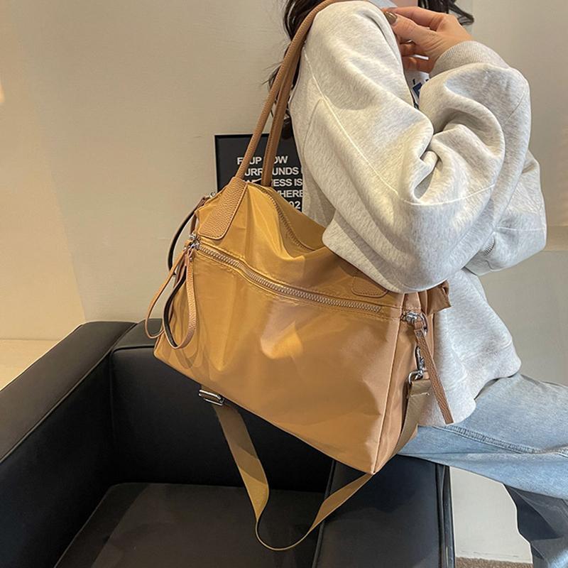 Nylon Oxford Bag Women Autumn and Winter Trendy Handbag Casual Tote Bag Large Capacity Shoulder Messenger Bag AVE