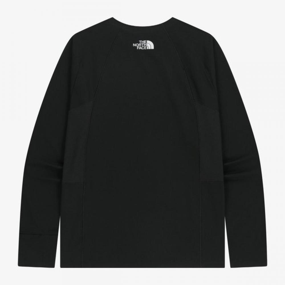 The North Face White Label Speedon Long Sleeve Round Tee Black Nt7tr53j