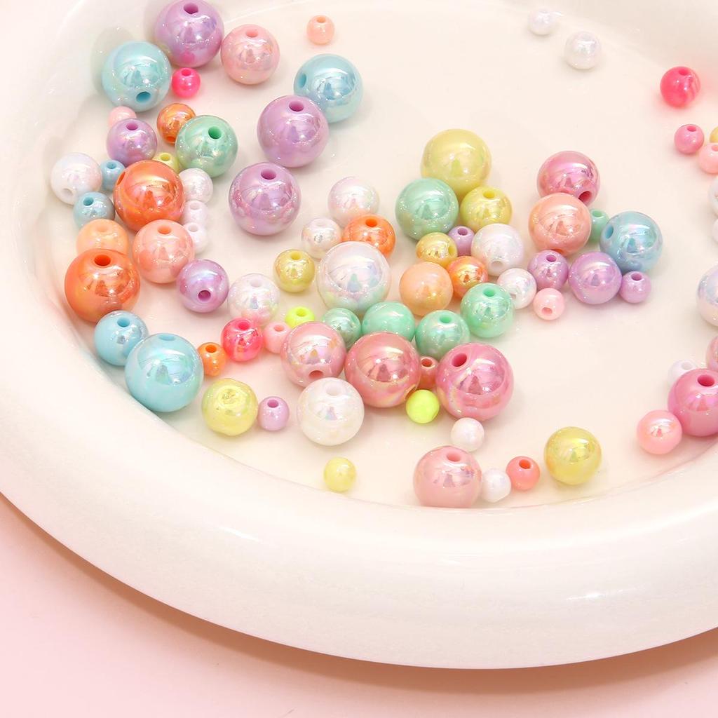 Colorful Loose Beads for DIY Bracelets, Phone Charms, Key Chains, and Jewelry Accessories