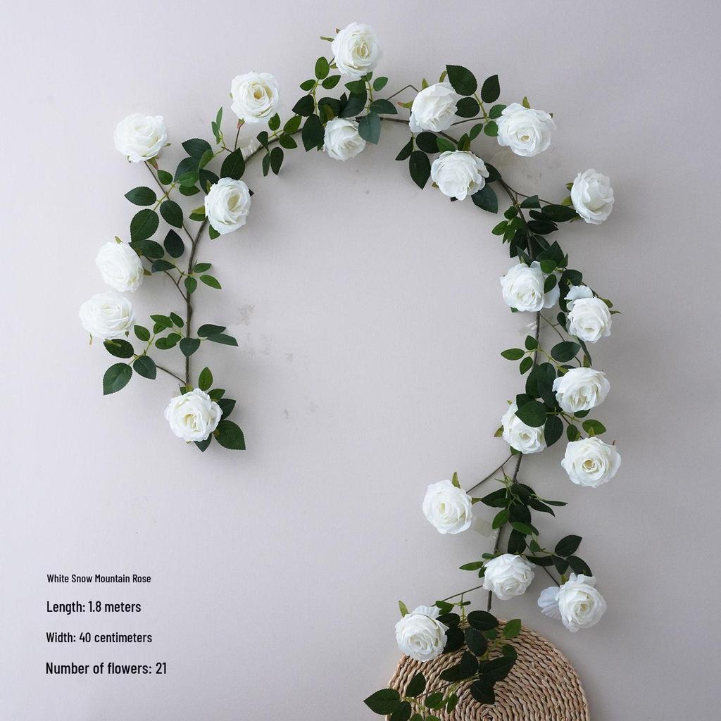 Rampicante di Rose Decorativo Simulato per Matrimoni e Arredamento Casa