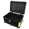 65L Motorcycle Top Case with Security Lock Water Resistant Aluminum Alloy Reflective Sticker Top Box for Helmet Luggage