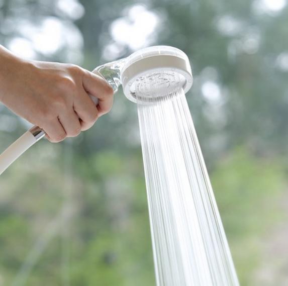 atojet Mini Filter Shower Head Travel Set – Lightweight 5-Step Filtration for Clean Water, Korean