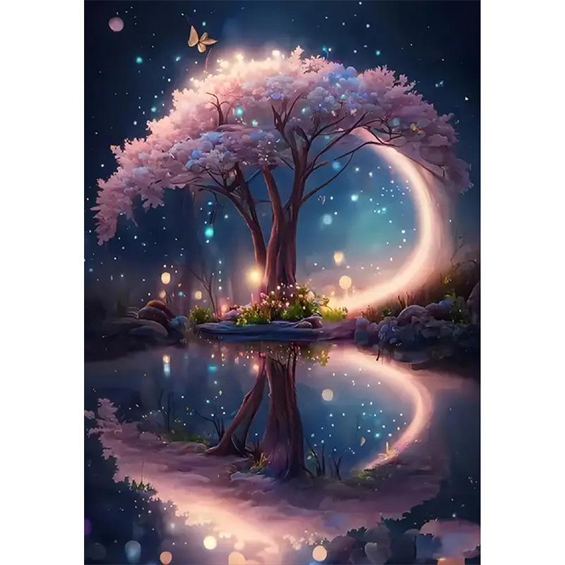 5D Diamond Painting, Flower Animal Sticker Diamond Cross Stitch Decorative Painting