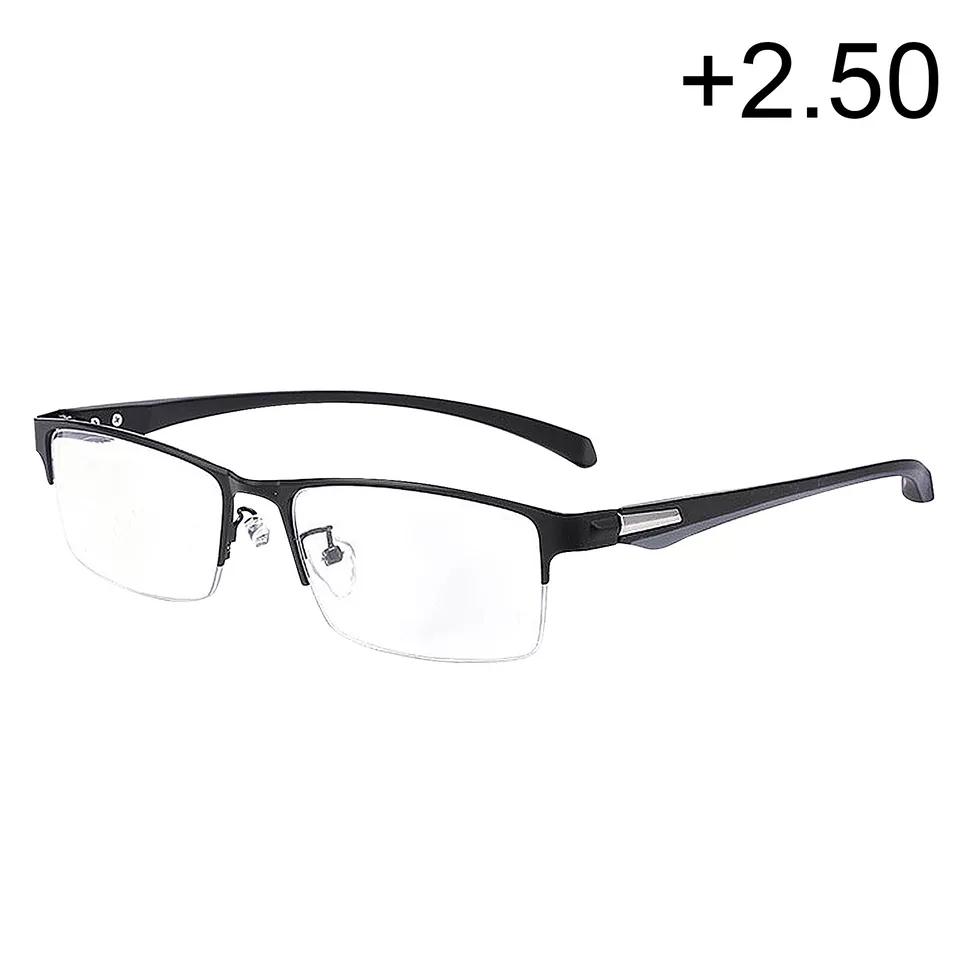 

Magnifier Glasses Anti-Blue Spectacles Reading Glasses Unisex Half Frame Glasses For Daily Wear Senior Citizens Women