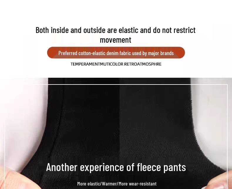 Women's Black High-Waist Slimming Straight-Leg Jeans - 2025 Spring/Autumn Petite Style