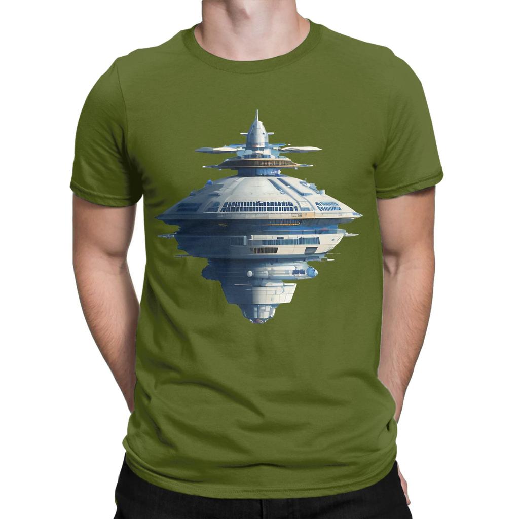 Starship Of The Future Funny 100 Cotton Tshirt Sstarfield Tops Tees For Unisex