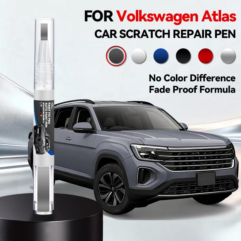 

Purpose Vehicle For Volkswagen Atlas 2016-2025 PQ8 Paint Repair Brush Touch Up Scratch Remover DIY Auto Accessories Black White