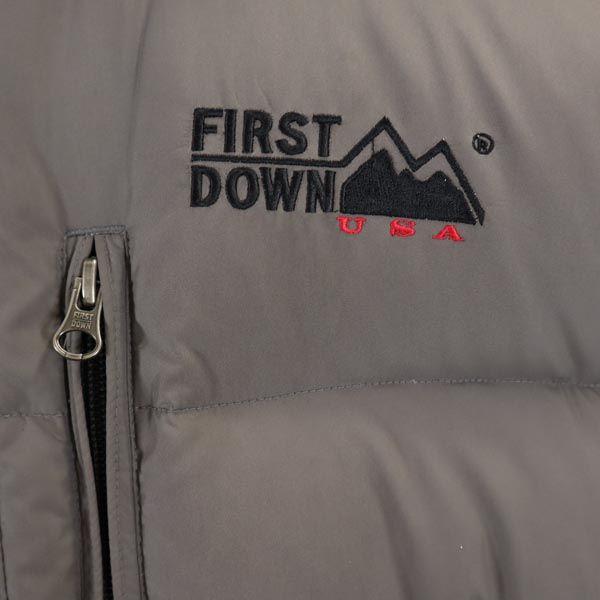 FIRSTDOWN Down Jacket L Gray Men's Used