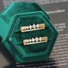 Lindon Klassisk Ring For Dame Med Rund Form Zircon Bryllupsfest Gave Størrelse 6-10