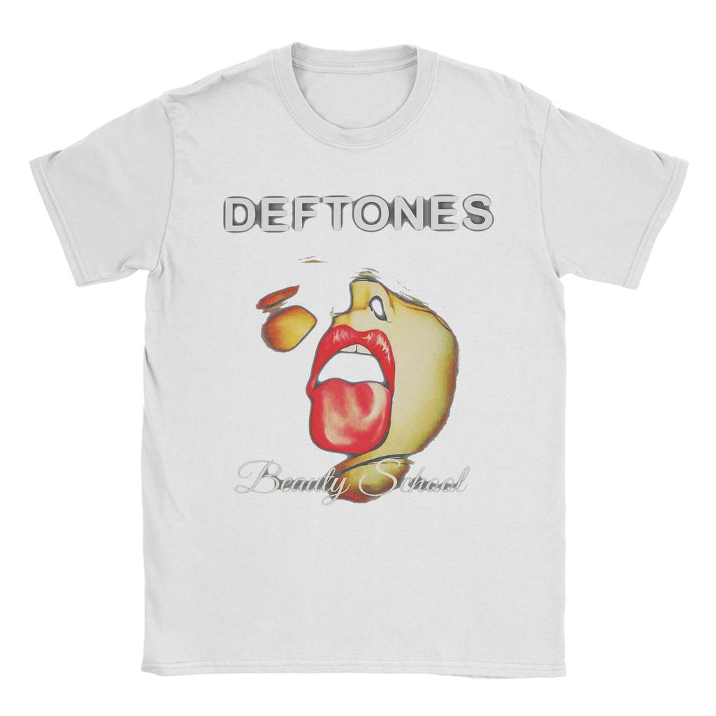 Leisure Deftones T-Shirt for Men Crewneck Cotton T Shirts  Short Sleeve Tees Birthday Gift Clothing
