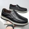 Men Casual Shoes Leather Luxe Loafers Sneakers 2024 New Fashion Platform Comfortable Flat Handmade Retro Loafer Shoes Mens Shoes