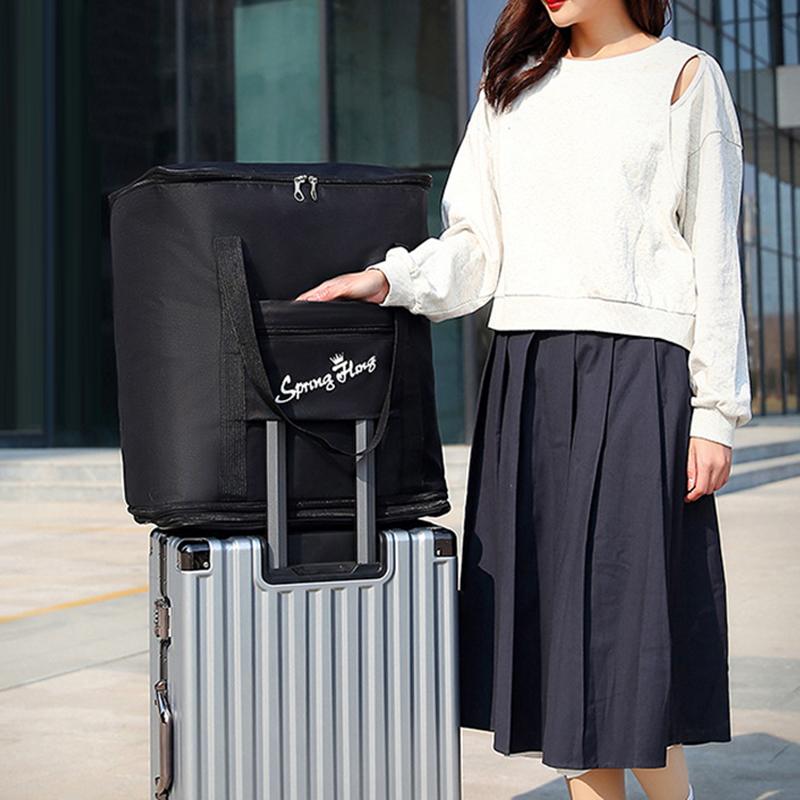 Universal Wheel Luggage Bag Can Carry a Travel Bag with Large capacity and Double-layer Expansion Storage Folding Hand Luggage Bag