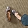 Fashion New Spring/autumn Genuine Leather Women Shoes Mary Jane Shoes Round Toe Shoes for Women Fashion Concise Low Heels Women Pumps
