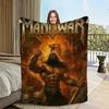 Rock Band M-Manowar Deken Flanel warm comfort zachte pluche deken Voor Picknick Bedden Banken Huizen En Slaapkamers