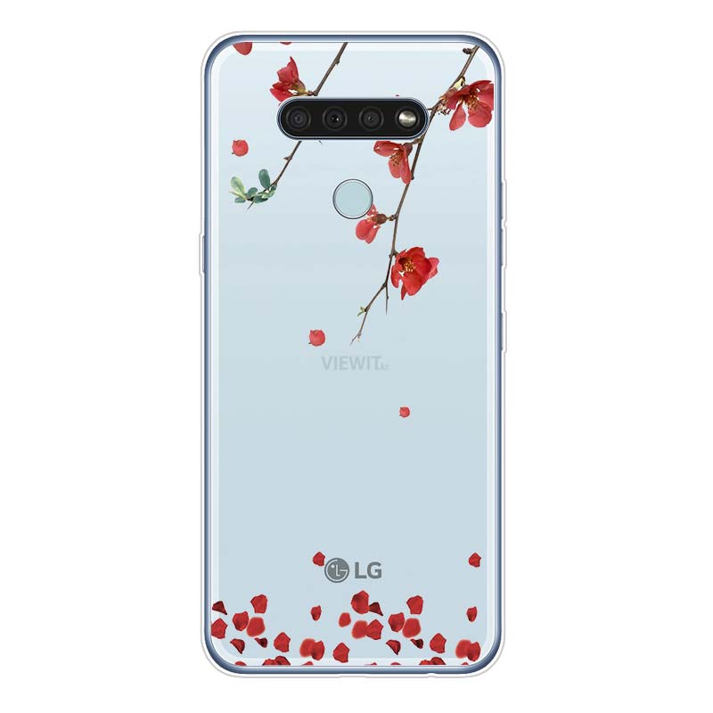

Чорнильна квітка в китайському стилі для LG K92 K52 K62 K22 K71 K61 K51S K41S G8 G8S G8X V35 V50 V40 V50S V60 Q60 чохол для телефону LG K92 5G