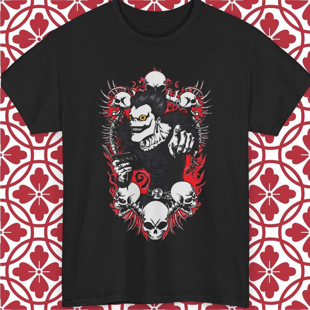 Death Note T-Shirt Anime Ryuk Light Yagami Graphic Gift Unisex S To 5XL Size