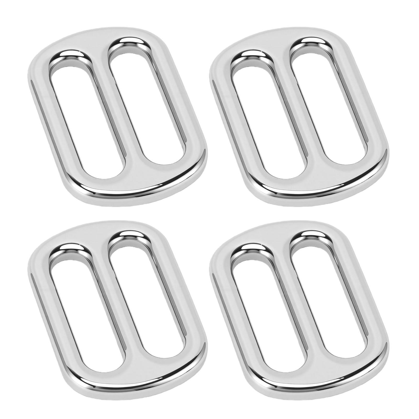 

10Pcs Triple Glide Slide Buckle Backpack Strap Belt Sliders Adjusters Webbing Buckles Bag Hardware Accessories Zinc