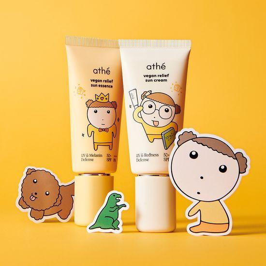 Athe Vegan Relief Weapon-Free Sunscreen 50ml Special Offer: 3 Types
