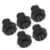 Aviation Plug Connector E7 IP67 Waterproof Snap In Locking 4 Pin Aviation Connector for Electric