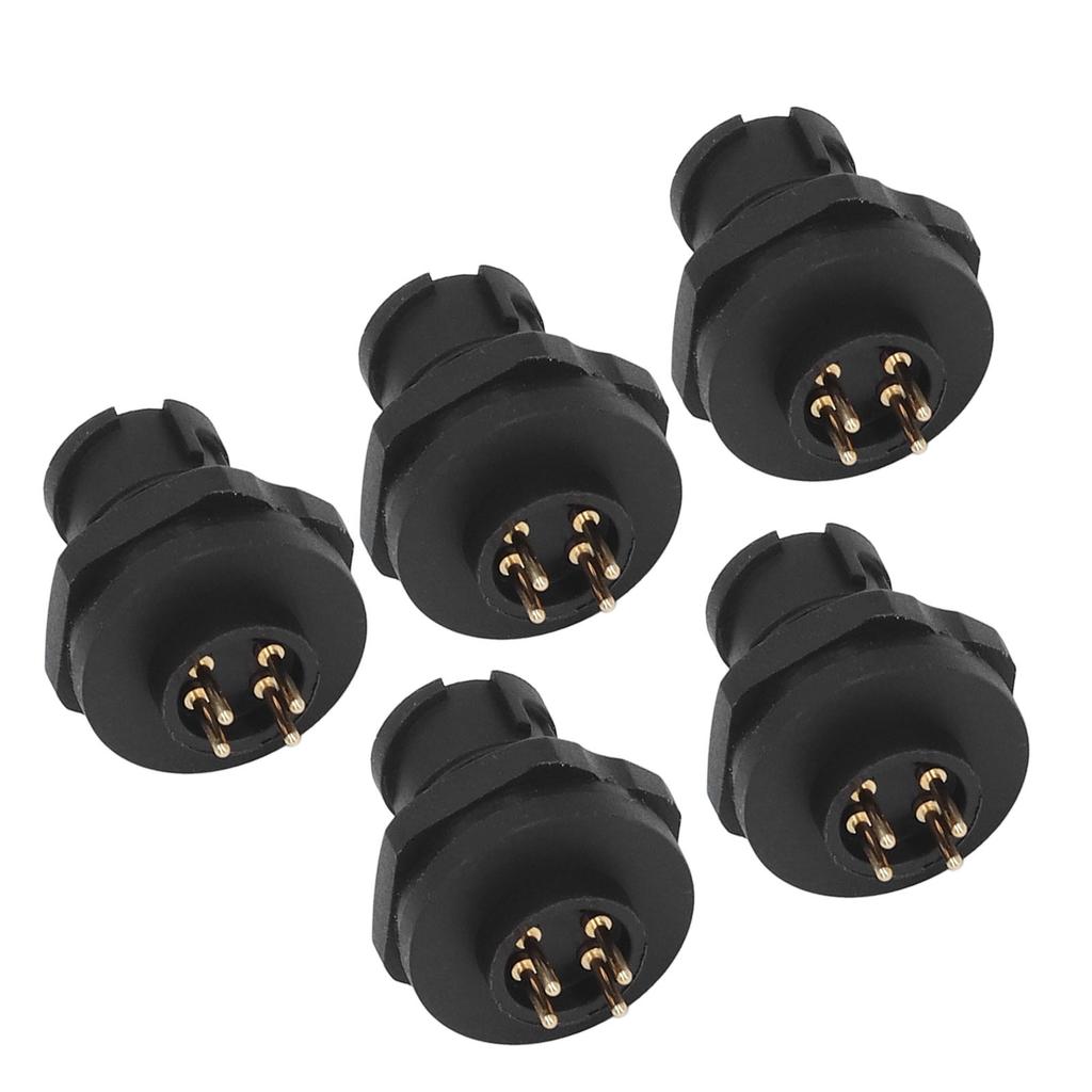 Aviation Plug Connector E7 IP67 Waterproof Snap In Locking 4 Pin Aviation Connector for Electric