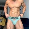 High-Grade Men's Low-Rise Cotton Briefs: Ripped, Breathable, Elastic with U-Convex Pouch.