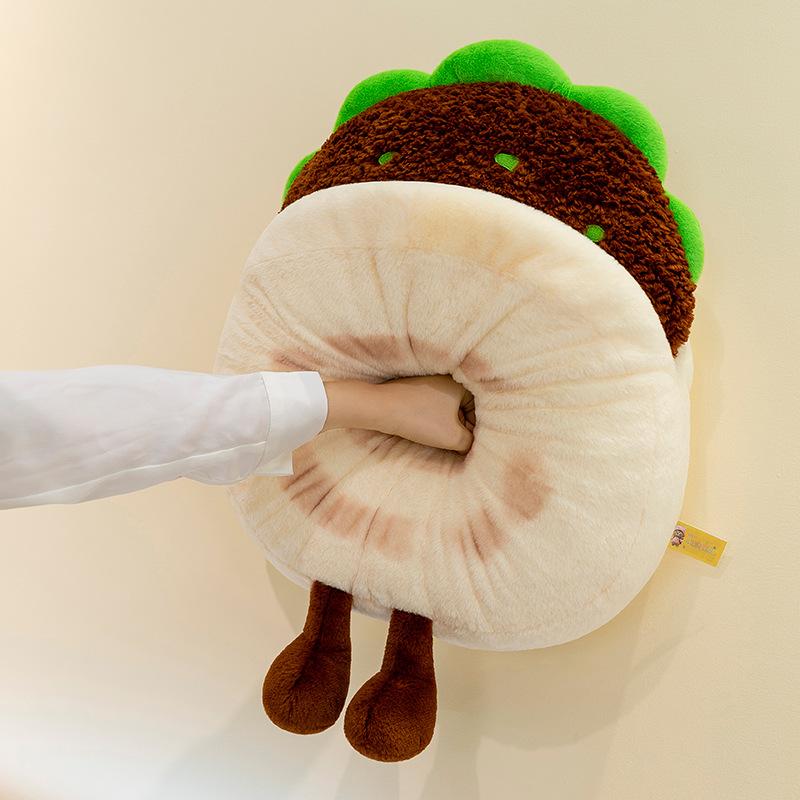 Creative New Roujiamo Plush Toys and Funny Cute Roujiamo Doll Pillows To Give Girls Birthday Gifts