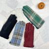Woolen Plaid Gloves Popular Thermal Gloves Xiaoxiangfeng Women'S Touch Screen Gloves Versatile
