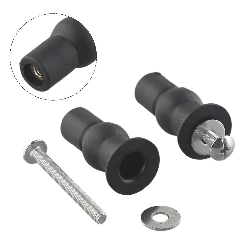 Rubber Material Expansion Mount Screws Toilet Replacement Parts Standard Toilet Seats