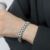 Custom New Dainty Thick Watch Statement Bracelet Fashion Jewelry Stainless Steel Waterproof Watch Band Link Chain Bracelet