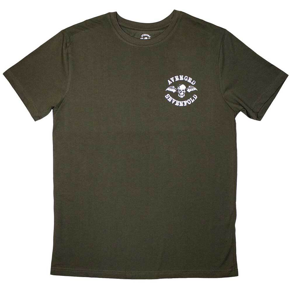 Avenged Sevenfold Mini Classic Deathbat T-Shirt Green New M