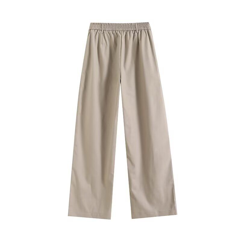 Fashion Wind 2024 Autumn Women Clothing Casual Loose Pure Linen Pleated Loose Pants Pants 05071970806