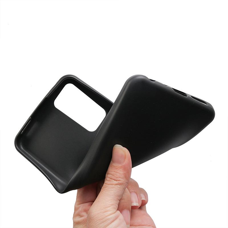 For TCL 406s/406 TPU Case Matte Antti-fingerprint Phone Cover (Big Rear Lens Hole)