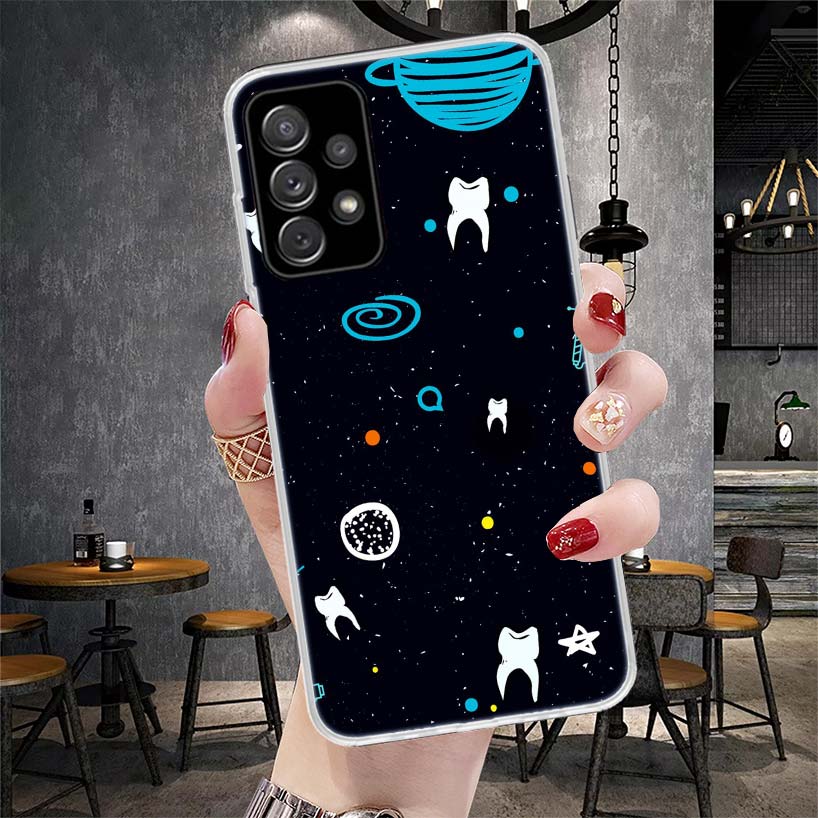 Wisdom Teeth Dentist Tooth Soft Phone Case For Samsung Galaxy A13 A14 A15 A16 A17 A53 A54 A55 A56 A57 A33 A34 A35 A36 A37 A23 A2