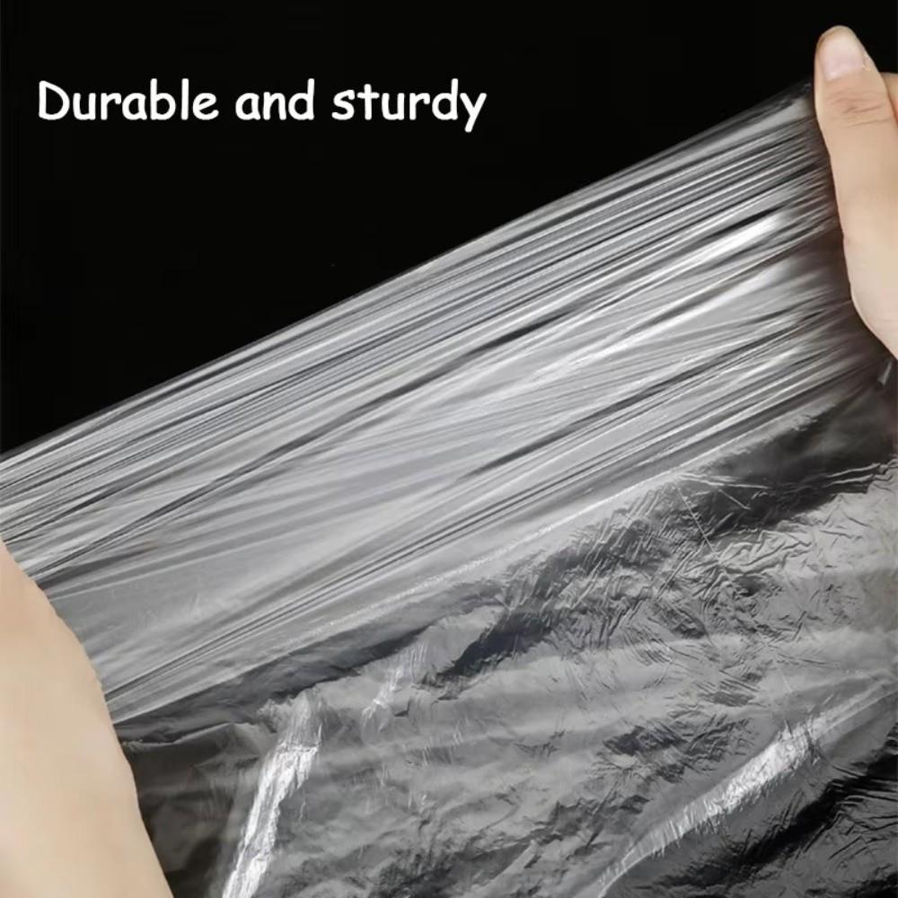 Transparent Disposable Dust Covers Elastic Drawstring Furniture Dust Cover Large Size All Wrapped Dustproof Film